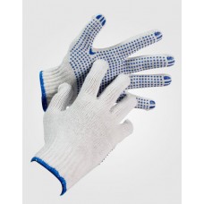 Dotted Cotton Knitted Gloves